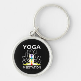 Yoga Meditation Sleutelhanger