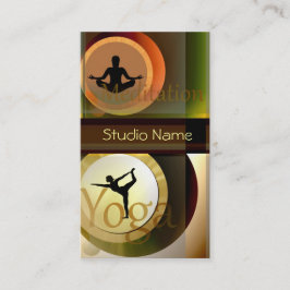 Yoga Meditation studio Business Card Visitekaartje