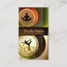 Yoga Meditation studio Business Card Visitekaartje