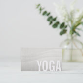 Yoga & Meditation Teacher Elegant stromend Visitekaartje (Staand voorkant)