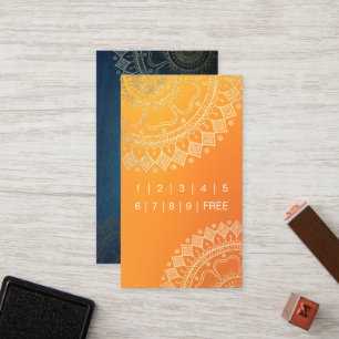 Yoga Meditation Teacher Gold Mandala Loyalty Punch