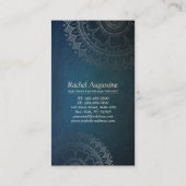 Yoga Meditation Teacher Gold Mandala Loyalty Punch (Achterkant)