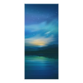 Yoga Meditation Teacher Moon Salutation Price List Reclamekaart (Achterkant)