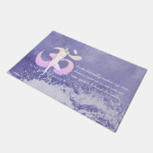 Yoga Meditation Tree Pose Quotes Welkom Deurmat (Schuin)