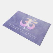 Yoga Meditation Tree Pose Quotes Welkom Deurmat (Schuin)