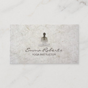 Yoga & Meditation Wellness Salon  papier Visitekaartje