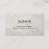 Yoga & Meditation Wellness Salon  papier Visitekaartje (Achterkant)