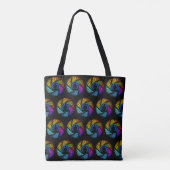 Yoga & Meditation Word Art Tote Bag (Achterkant)
