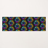 Yoga & Meditation Word Art Yogamat (Achterkant (horizontaal))