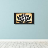 Yoga Meditation Zen Canvas Wall Art Afdruk (Insitu (Houten vloer))