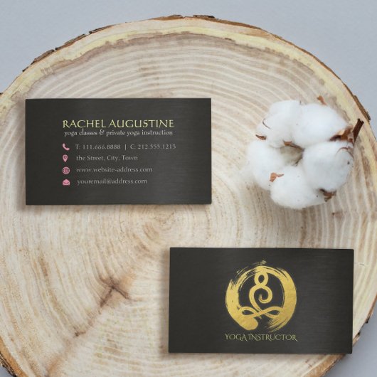 Yoga Meditation ZEN Symbol Visitekaartje