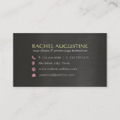 Yoga Meditation ZEN Symbol Visitekaartje (Achterkant)