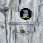 Yoga Mediterende Kikker Ronde Button 5,7 Cm (In situ)