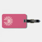 Yoga meisje bagagelabel (Achterkant horizontaal)