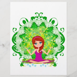 Yoga meisje Flyer