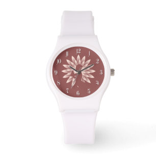 Yoga meisje horloge