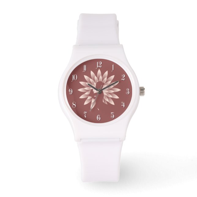 Yoga meisje horloge (Voorkant)