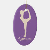 Yoga meisje keramisch ornament (Rechts)
