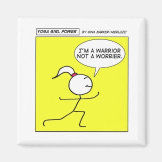 Yoga Meisje Macht Magneet