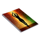 Yoga meisje notitieboek (Rechterzijde)