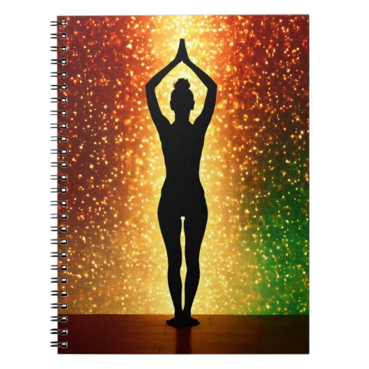 Yoga meisje notitieboek (Voorkant)