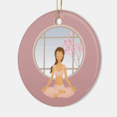 Yoga meisje ornament (Links)