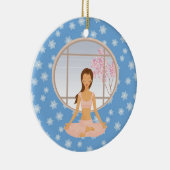 Yoga meisje ornament (Rechts)