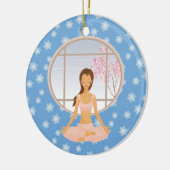 Yoga meisje ornament (Links)