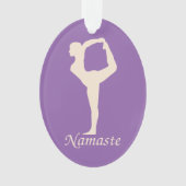 Yoga meisje ornament (voorkant)