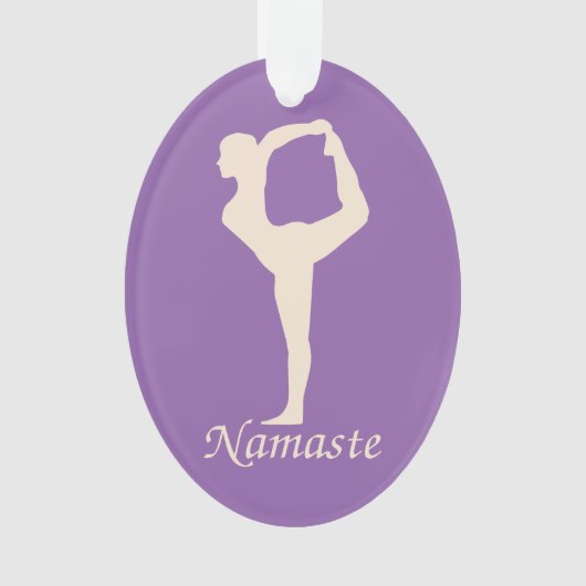 Yoga meisje ornament (voorkant)