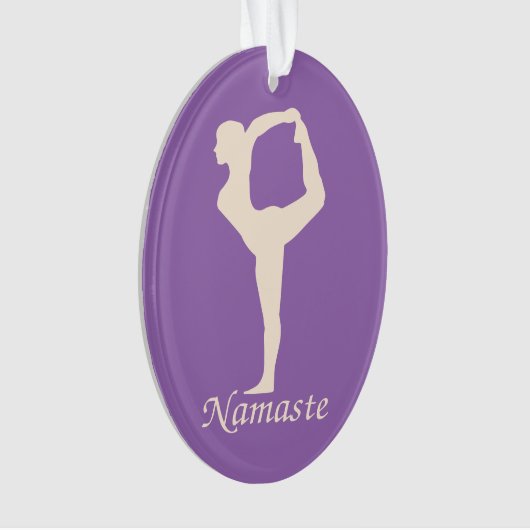 Yoga meisje ornament (voorkant)