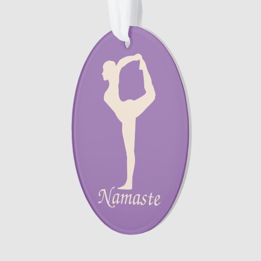 Yoga meisje ornament (voorkant)