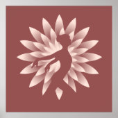 Yoga meisje poster (Voorkant)