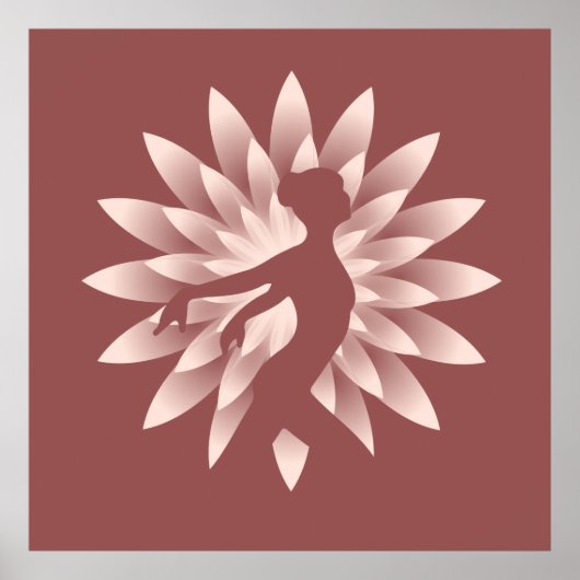 Yoga meisje poster (Voorkant)