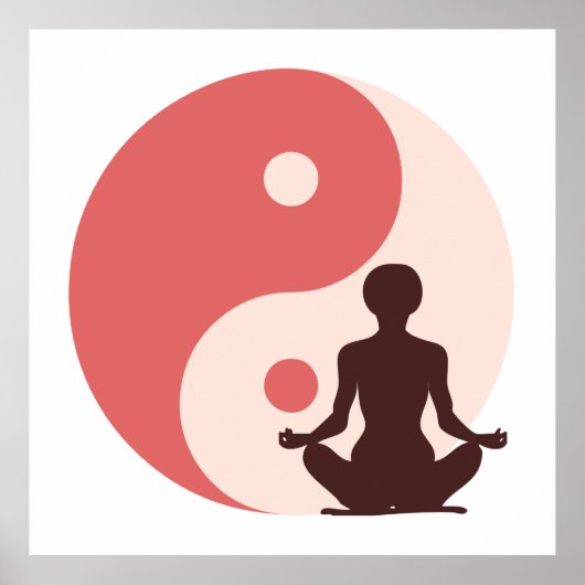 Yoga meisje poster (Voorkant)