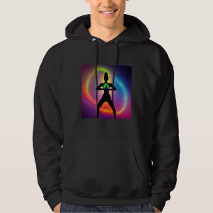 Yoga Meisje Vrouw Zonnegroet Meditatie Chakra Hoodie