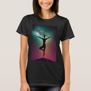 Yoga Meisje Vrouw Zonnegroet Meditatie Chakra T-shirt