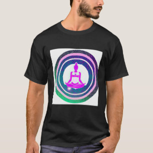 Yoga Meisje Vrouw Zonnegroet Meditatie Chakra  T-shirt