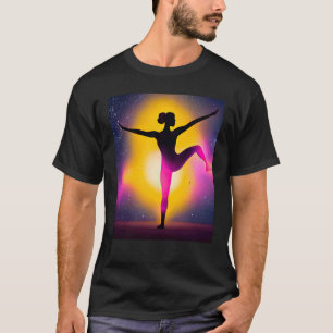 Yoga Meisje Vrouw Zonnegroet Meditatie Chakra  T-shirt