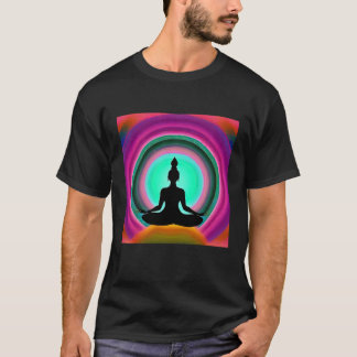 Yoga Meisje Vrouw Zonnegroet Meditatie Chakra  T-shirt