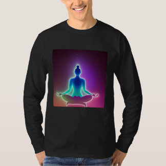 Yoga Meisje Vrouw Zonnegroet Meditatie Chakra T-shirt
