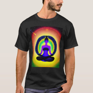 Yoga Meisje Vrouw Zonnegroet Meditatie Chakra  T-shirt