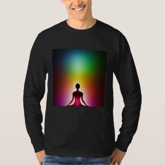 Yoga Meisje Vrouw Zonnegroet Meditatie Chakra T-shirt