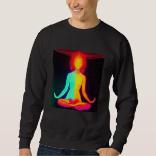 Yoga Meisje Vrouw Zonnegroet Meditatie Chakra Trui