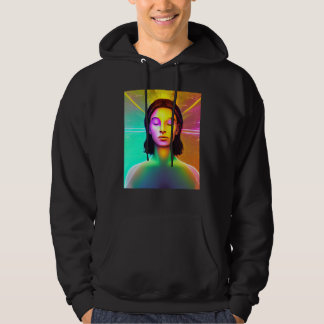 Yoga Meisje Vrouwelijke Zonnegroet Meditatie Chakr Hoodie