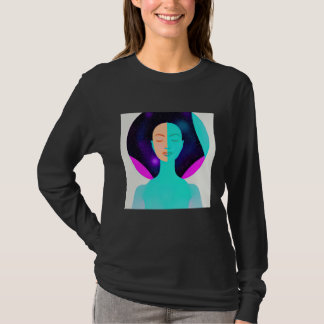 Yoga Meisje Vrouwelijke Zonnegroet Meditatie Chakr T-shirt