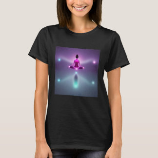 Yoga Meisje Vrouwelijke Zonnegroet Meditatie Chakr T-shirt