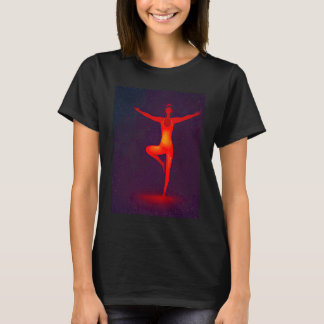 Yoga Meisje Vrouwelijke Zonnegroet Meditatie Chakr T-shirt