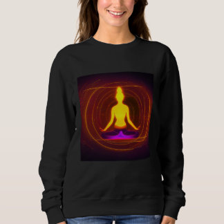 Yoga Meisje Vrouwelijke Zonnegroet Meditatie Chakr Trui