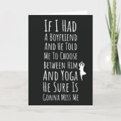 Yoga meisjes Kaarten voor haar Namaste (Voorkant)